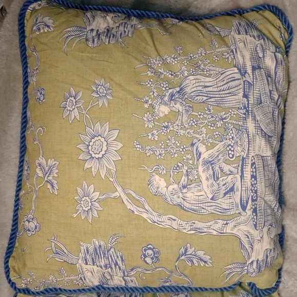 Scalamandre " Winegrowers" Printed Custom Pillows (2) - Picture 3 of 9